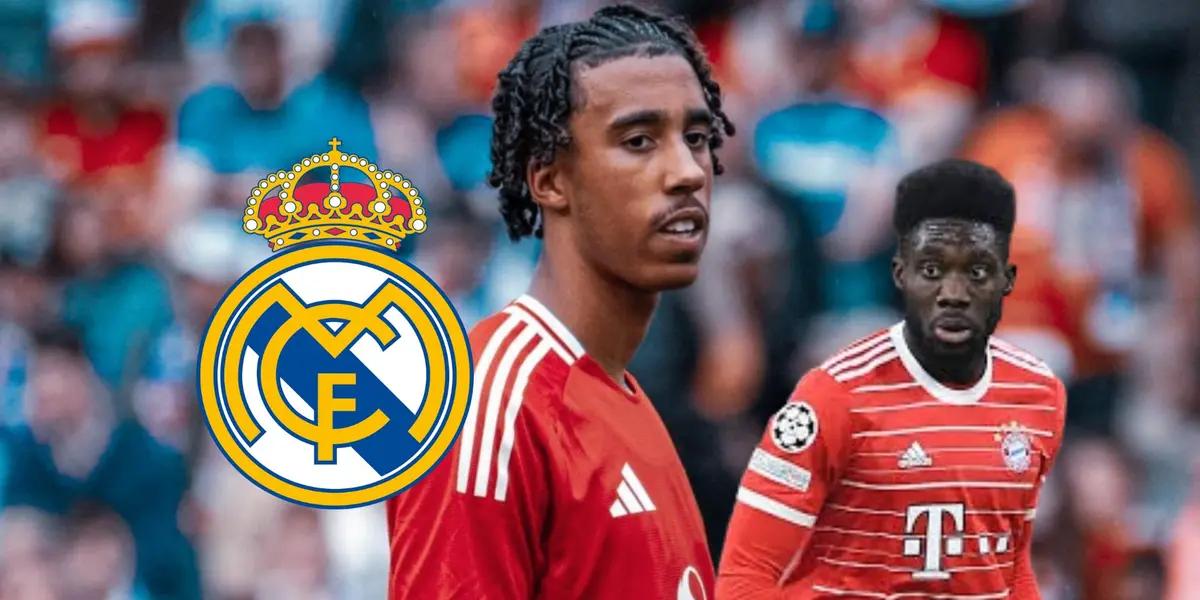 Leny Yoro - Alphonso Davies (Foto: X)