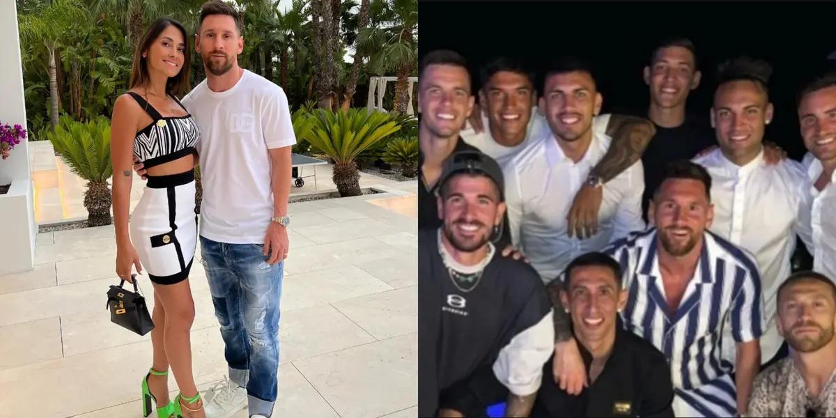 Lionel Messi celebró su cumpleaños número 35 junto a su esposa Antonela y a muchísimos amigos del ámbito del fútbol en una fiesta de lujo.