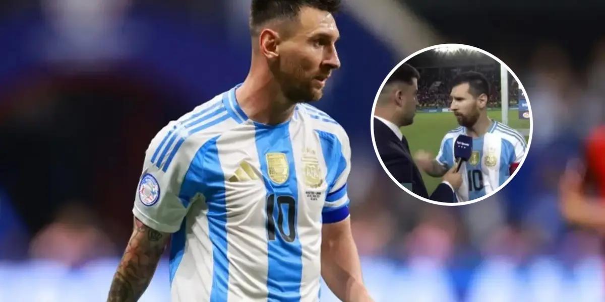 Lionel Messi Foto: Antena 2 y TyC Sports