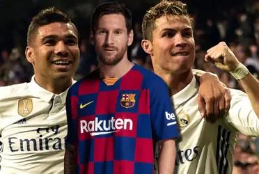 Lionel Messi ganó varios partidos al Real Madrid, con Casemiro incluido, y ahora esto dijo el brasileño