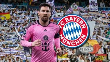 Lionel Messi, jugador del Inter Miami, e hinchas del Real Madrid