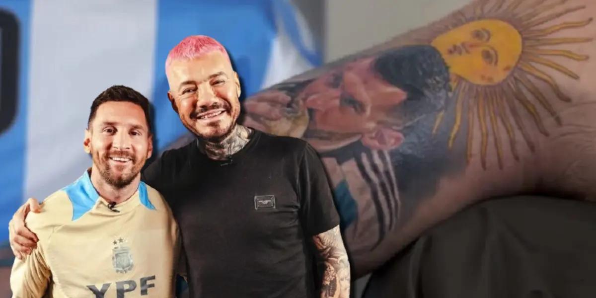 Lionel Messi y Marcelo Tinelli / Foto: Olé