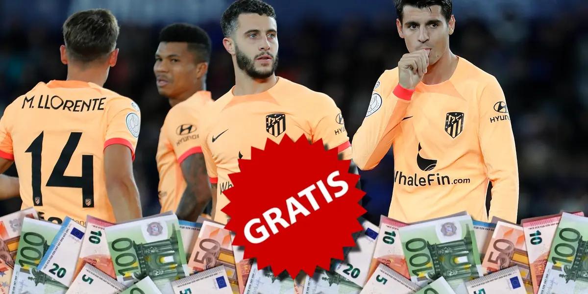 Llegó gratis a Atleti, solo jugó 9 partidos y ahora lo venderían por 12 millones