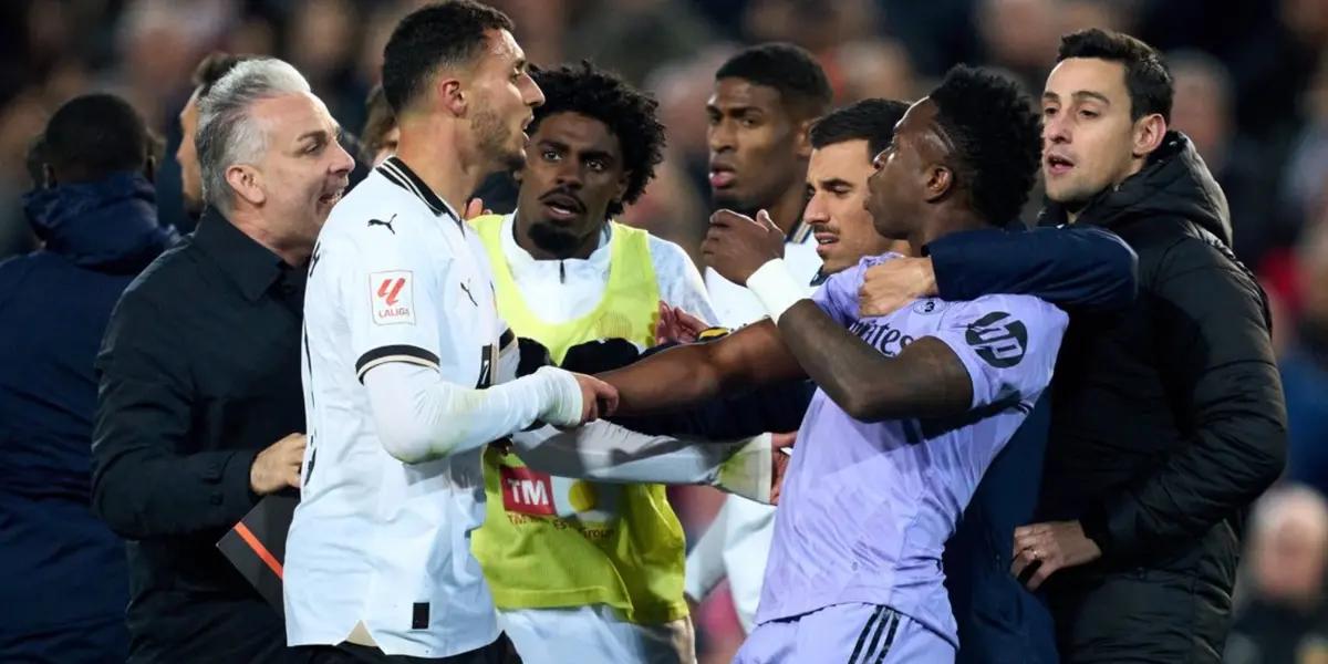 Los 3 jugadores del Madrid que protagonizaron incidentes en el túnel en Mestalla