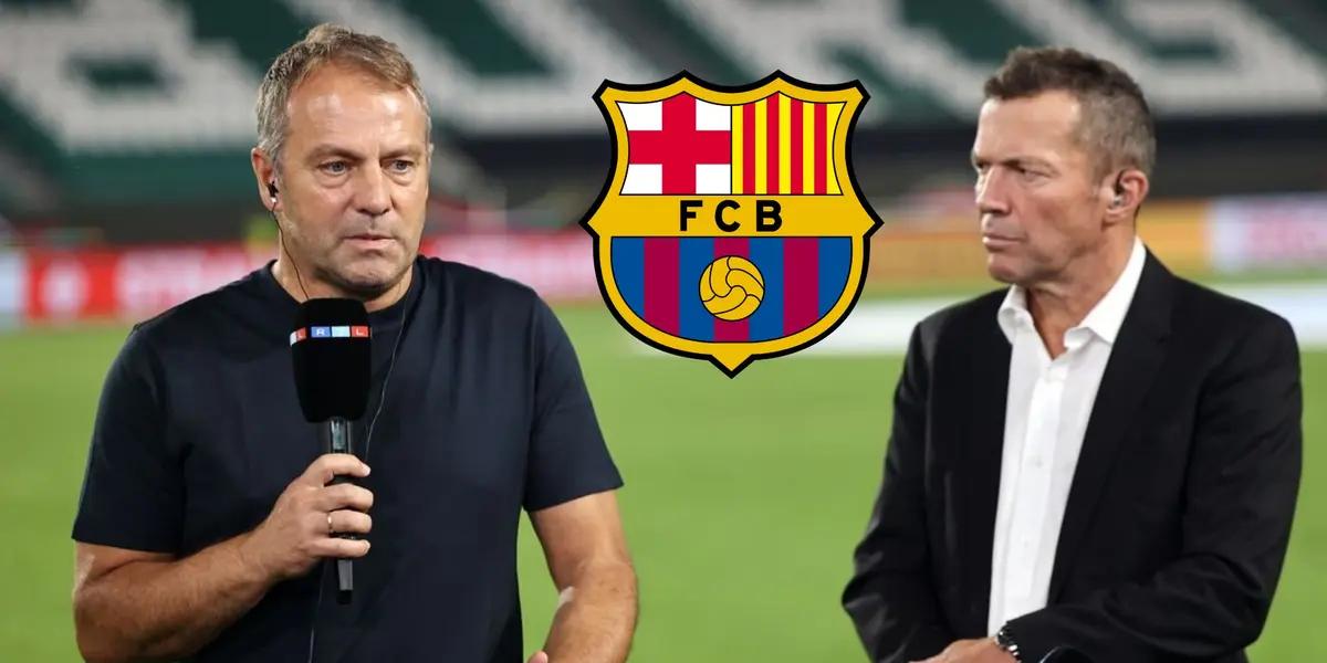 Lothar Matthäus - Hansi Flick (Foto: FC Barcelona)