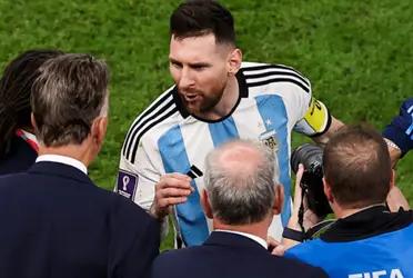 Louis Van Gaal aseguró que el Mundial estaba arreglado para Lionel Messi, pero no lo apoyan ni los suyos