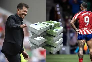 Luego de errarle feo con la llegada de Memphis Depay Diego Simeone tiene al refuerzo que quiere para reforzar su ataque