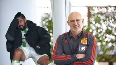 Luis De La Fuente, entrenador de España, e Isco Alarcón