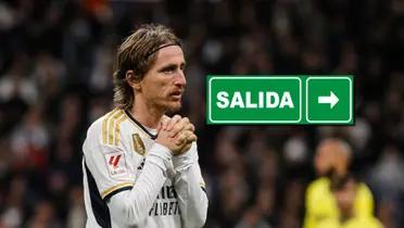 Luka Modric, con la camiseta de Real Madrid.