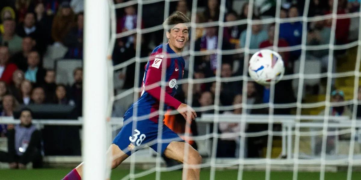 Marc Guiu fue el gran protagonista del FC Barcelona, que le ganó al Athletic