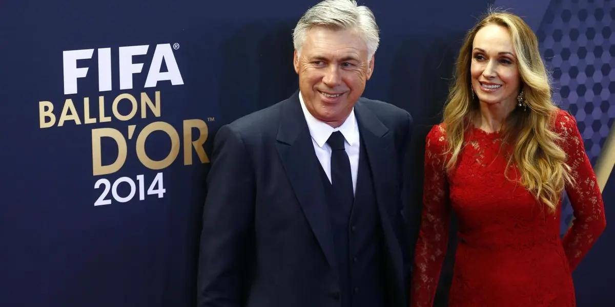 Mariann Barrena es la segunda esposa de Carlo Ancelotti, de bajo perfil, la empresaria Canadiense tiene desendencia española y acompaña siempre muy elegante al entrenador del Real Madrid.