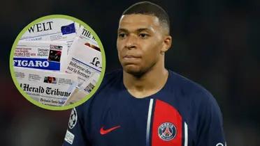 Mbappé con la camiseta del PSG y la opinión de la prensa francesa.