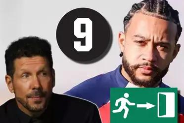 Memphis Depay no ha dado la talla en el Atlético de Madrid y Diego Simeone ya le tiene visto a su reemplazo ideal