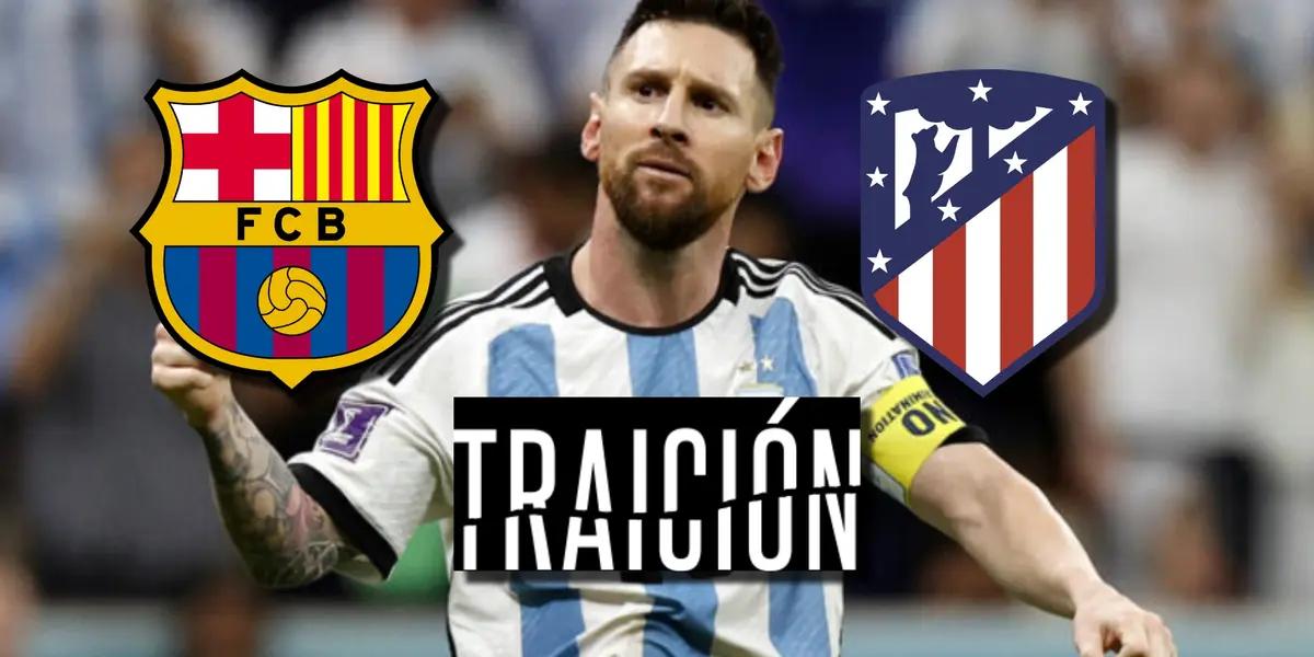 Messi es su mentor, pero traicionaría al Barça para jugar por el Atleti