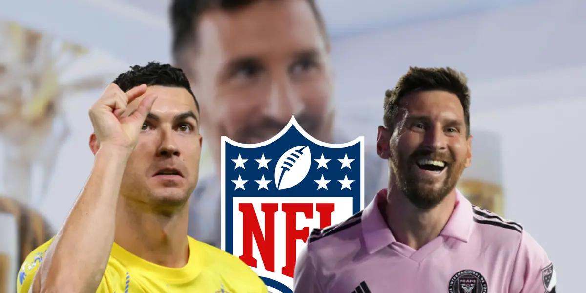 Mientras Cristiano enoja en Arabia, los millones que ganó Messi con la NFL