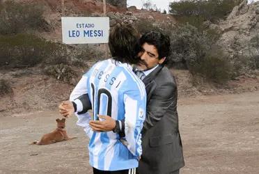 Mientras Diego es homenajeado en tres clubes diferentes, el actual atacante del Inter Miami ya tiene el primer estadio con su nombre, aunque mucho menos ostentoso