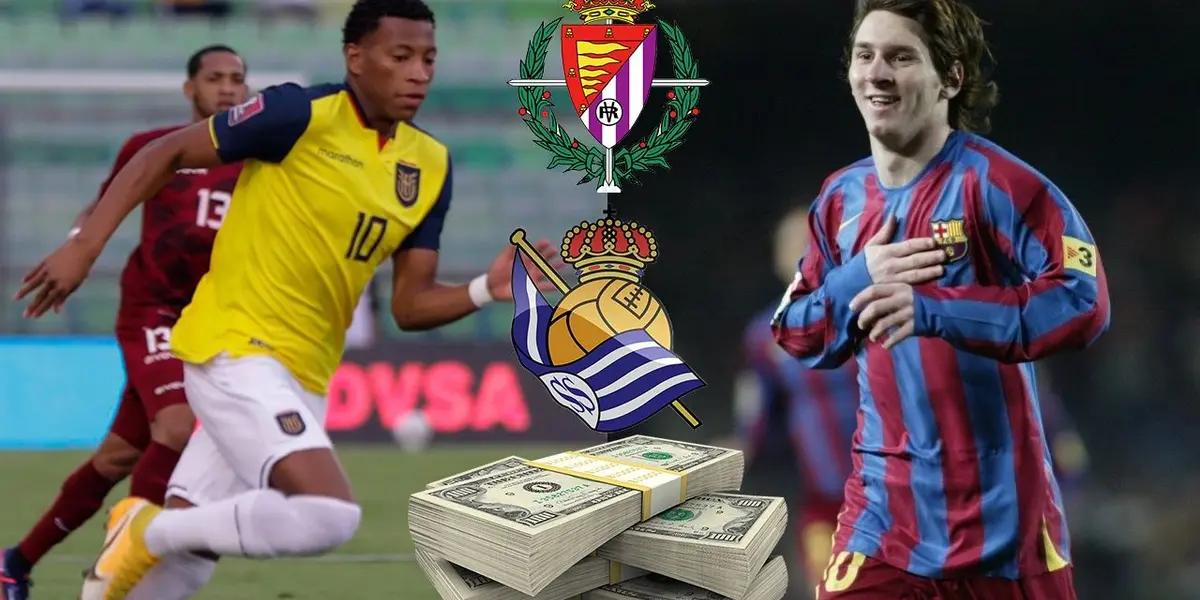 Mientras lo halaga y lo compara con Messi, Ronaldo Nazario envía ofertas insuficientes para renovar con Gonzalo Plata.
