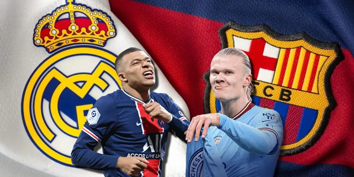 Mientras Mbappé llegará al Madrid el 2024, mira cuándo lo hará Haaland en el Barça