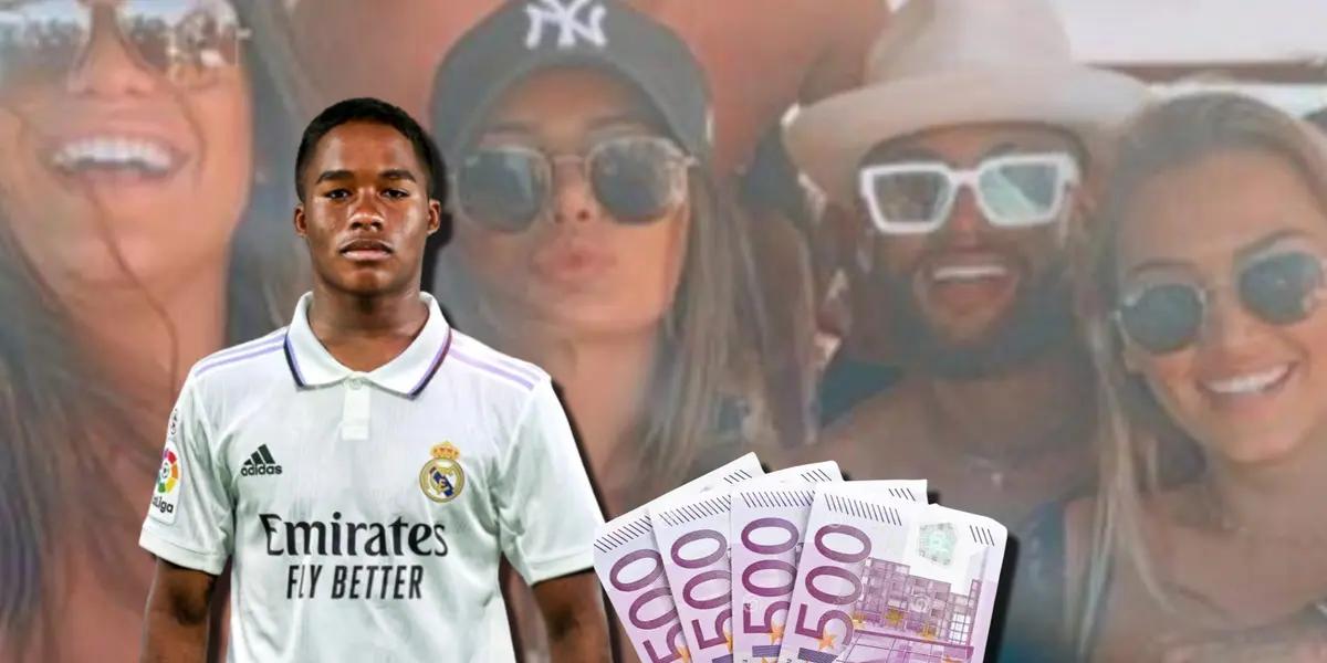 Mientras Neymar gasta en fiestas y mujeres, lo que hace Endrick con su salario