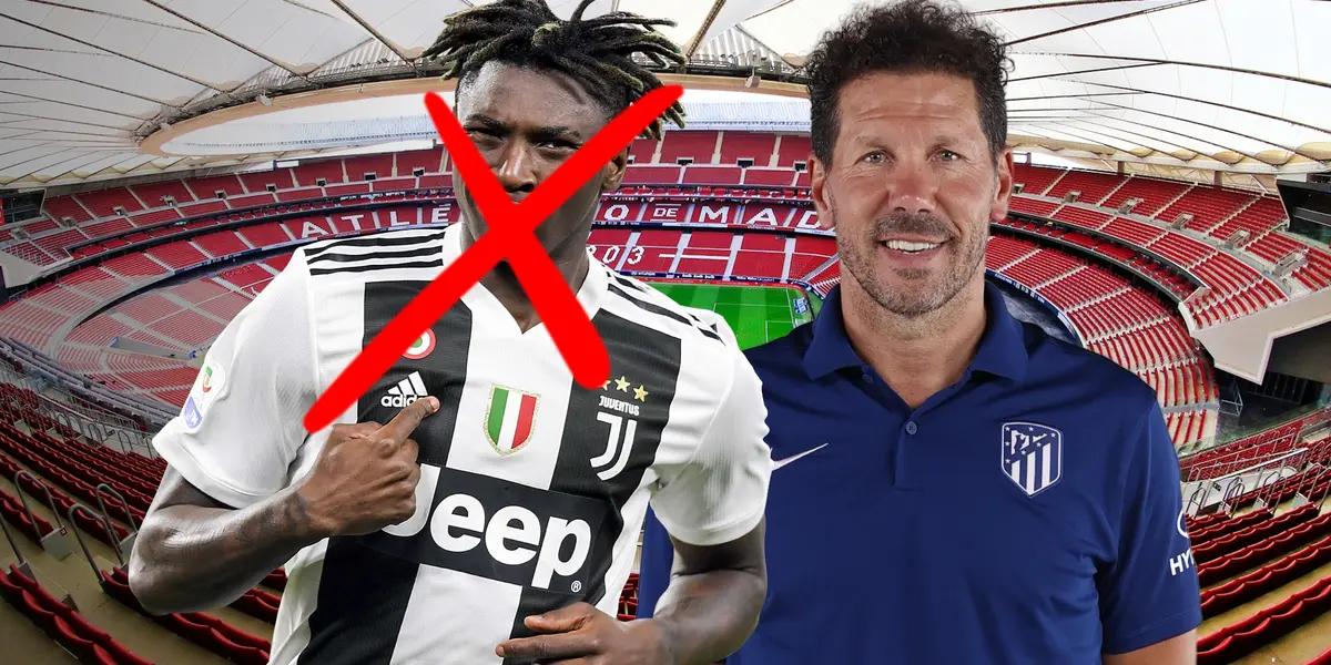 Moise Kean y el Cholo Simeone
