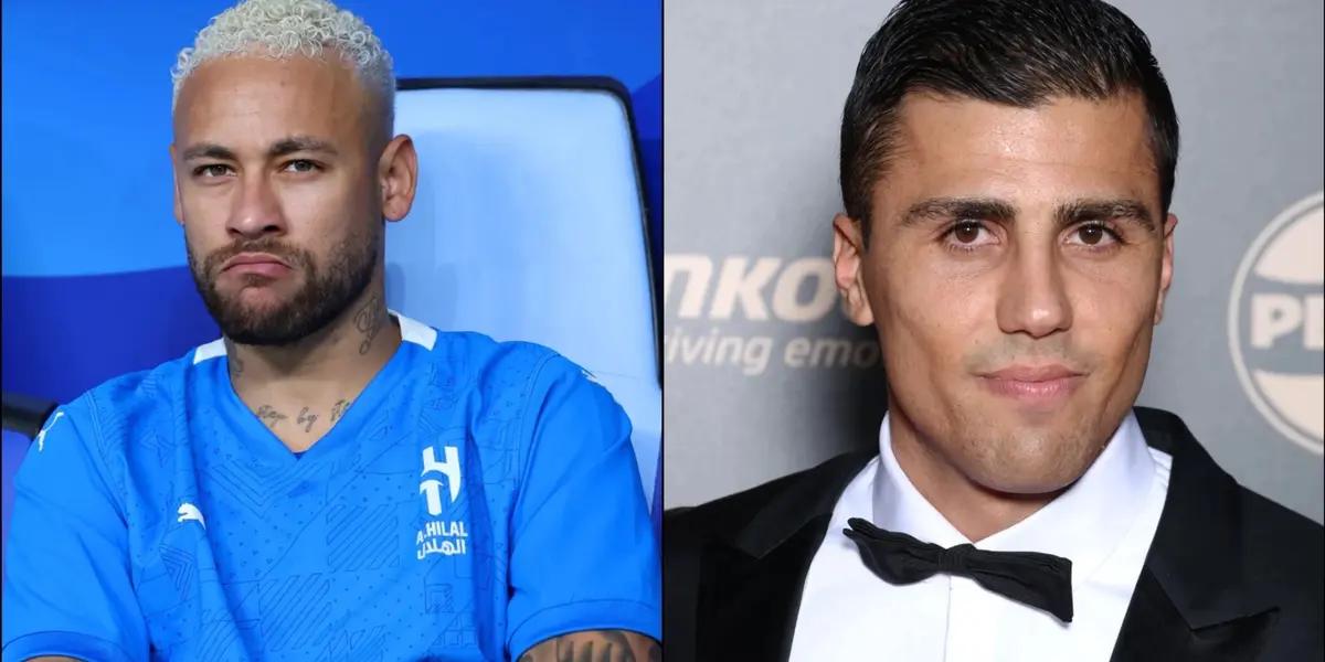 Neymar y Rodri / Foto: OKDiario