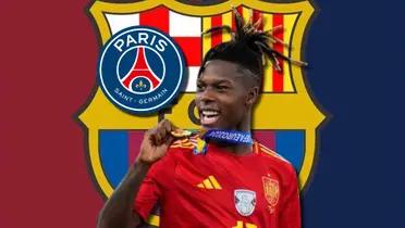 Nico Williams campeón de la Eurocopa / Foto: Collage