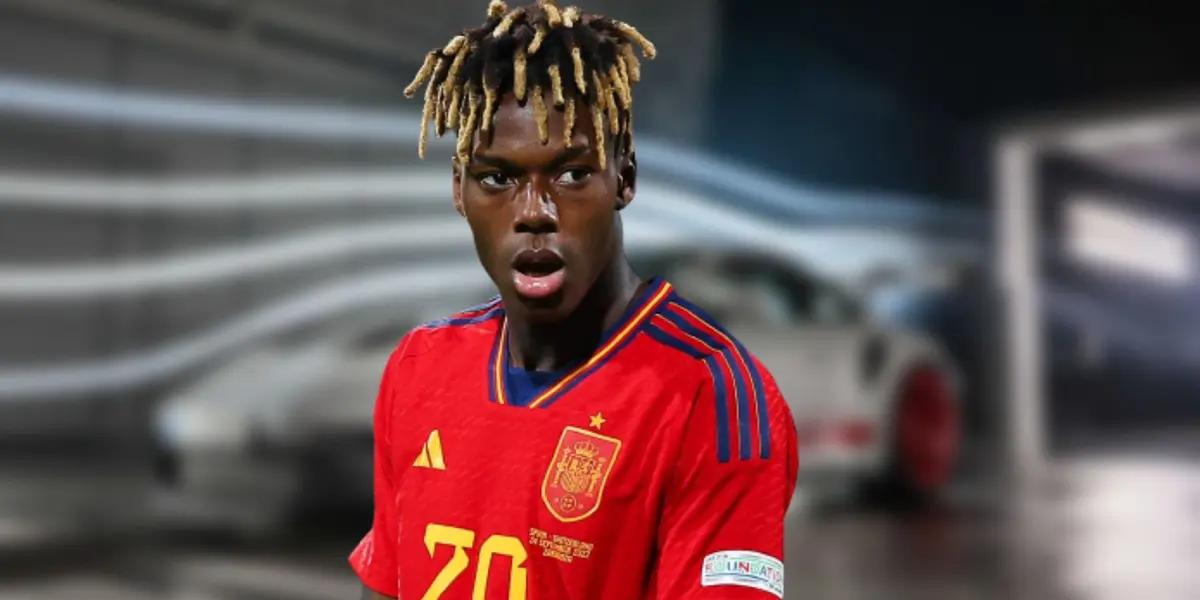 Nico Williams se lució en el partido ante Georgia y por eso podría dar el salto al Barcelona en el próximo mercado de pases.