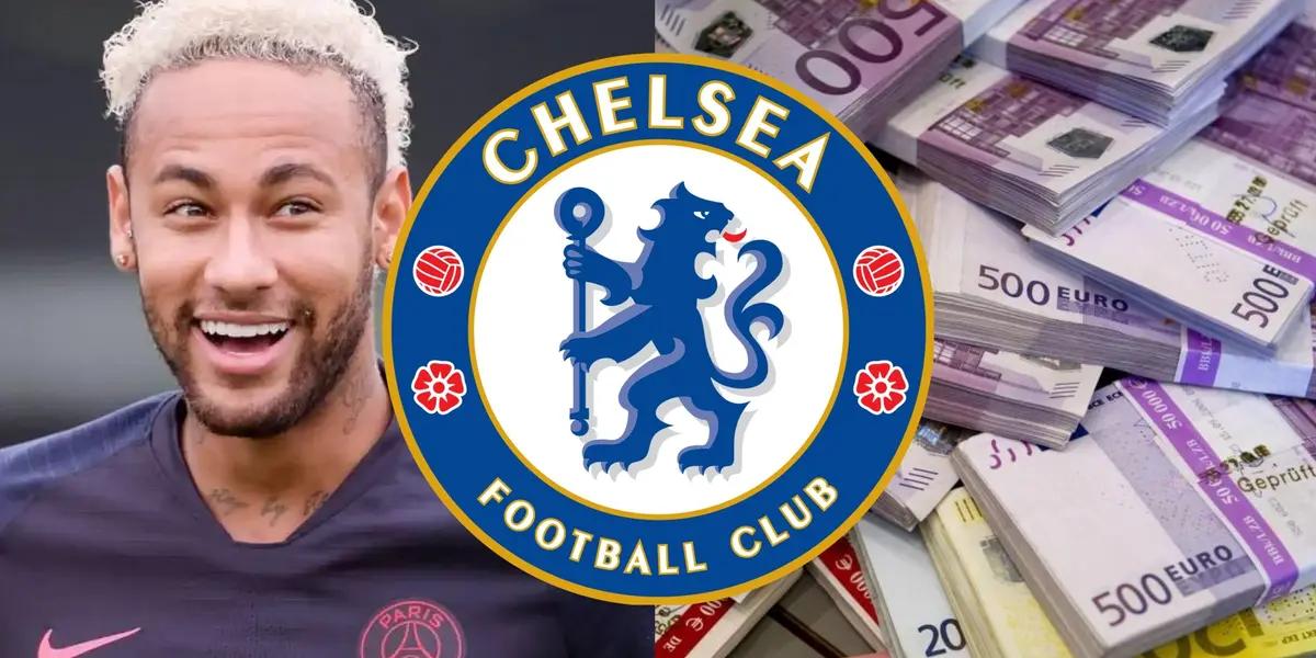 No podrán creer el sueldo que le ofrece Chelsea a Neymar comparado con el que lo ofrecía PSG