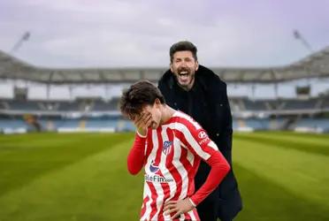 Nueva jugada del cholo para con el portugués