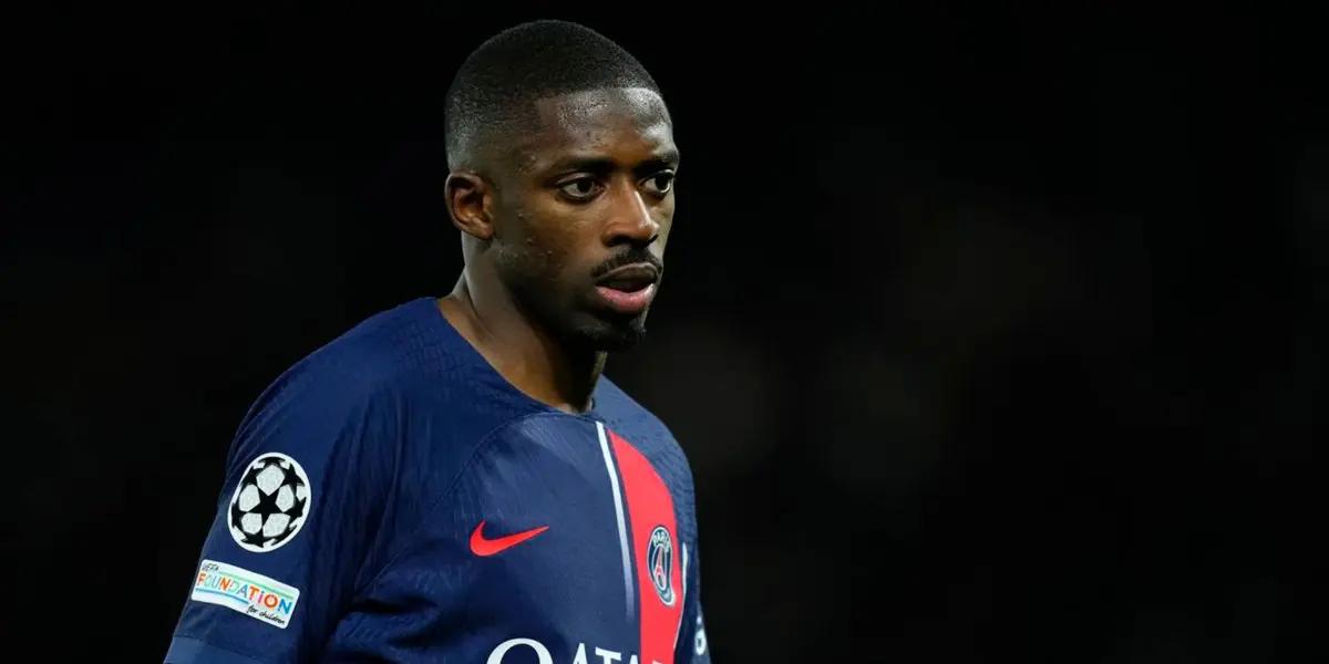 Ousmane Dembelé con la camiseta del PSG