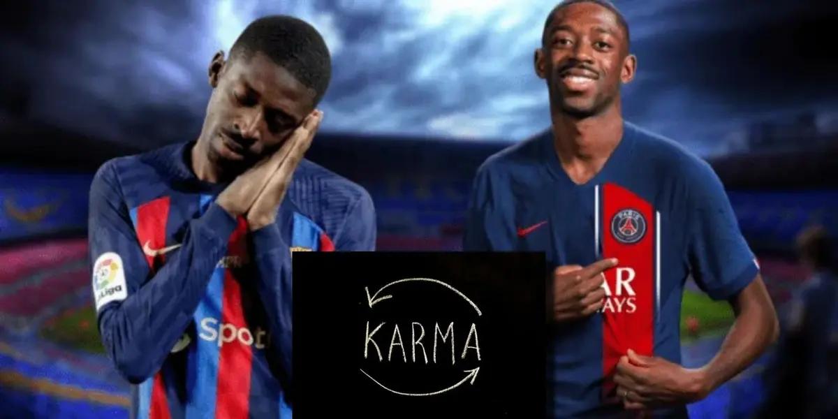 Ousmane Dembelé se fue del FC Barcelona poco después de decir que quería ganar la Champions, el karma le llegó