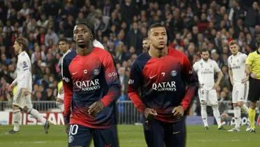 Ousmane Dembelé y Kylian Mbappé, jugadores del PSG