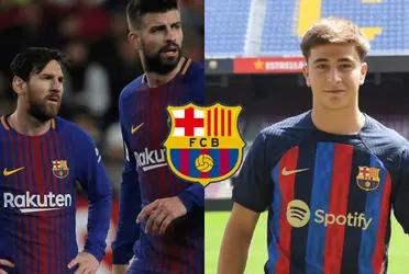 Pablo Torre mostró su sentido de pertenencia para con el Barcelona.