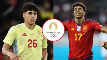 Pau Cubarsí y Lamine Yamal vistiendo la camiseta de la Selección de España.