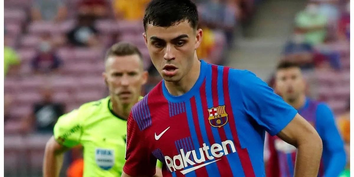 Pedri salió del equipo en el descanso entre Barcelona Vs. Frankfurt por la Europa League con una molestia muscular. Hoy se confirmó que estará de baja, al menos, un mes y medio.