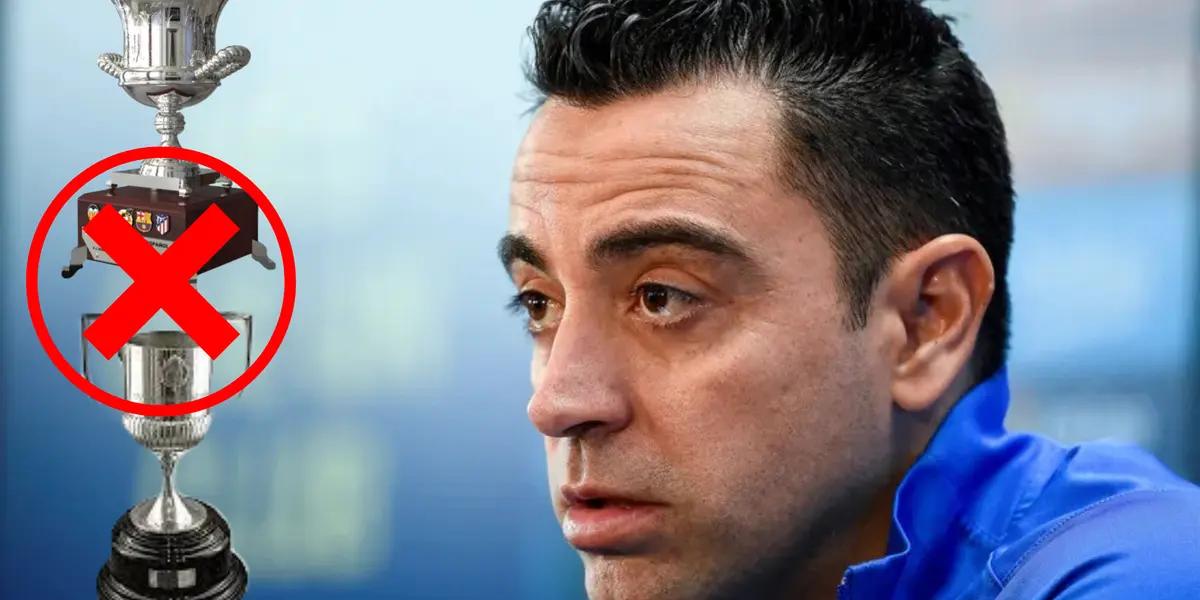 Perdió Copa del Rey y Supercopa, la nefasta marca que Xavi rompe tras 94 años