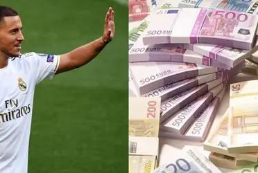 Pese a sus intentos por quedarse en Real Madrid las horas de Eden Hazard parece contadas y se marcha con una verdadera fortuna