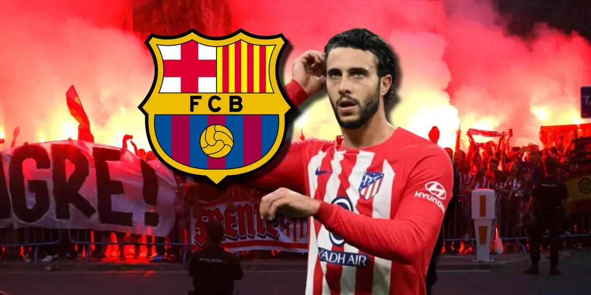 Podría ir al Barça y gratis, así trataron los hinchas de Atleti a Mario Hermoso