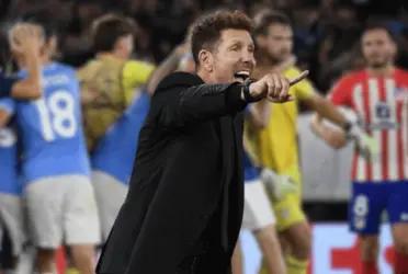 Polémicas declaraciones del entrenador del conjunto colchonero tras su empate en Roma