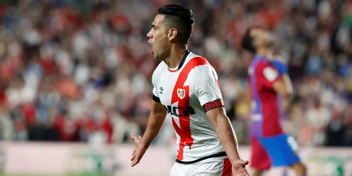 Radamel Falcao ha sido uno de los grandes fichajes de La Liga y sin lugar a dudas uno de los de mejor nivel en la historia del Rayo Vallecano. El delantero colombiano de 36 lleva convertidos 5 goles en 20 partidos en el equipo de Vallecas.