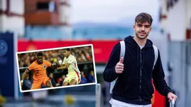 Raúl Asencio (Foto: X de SEFutbol)