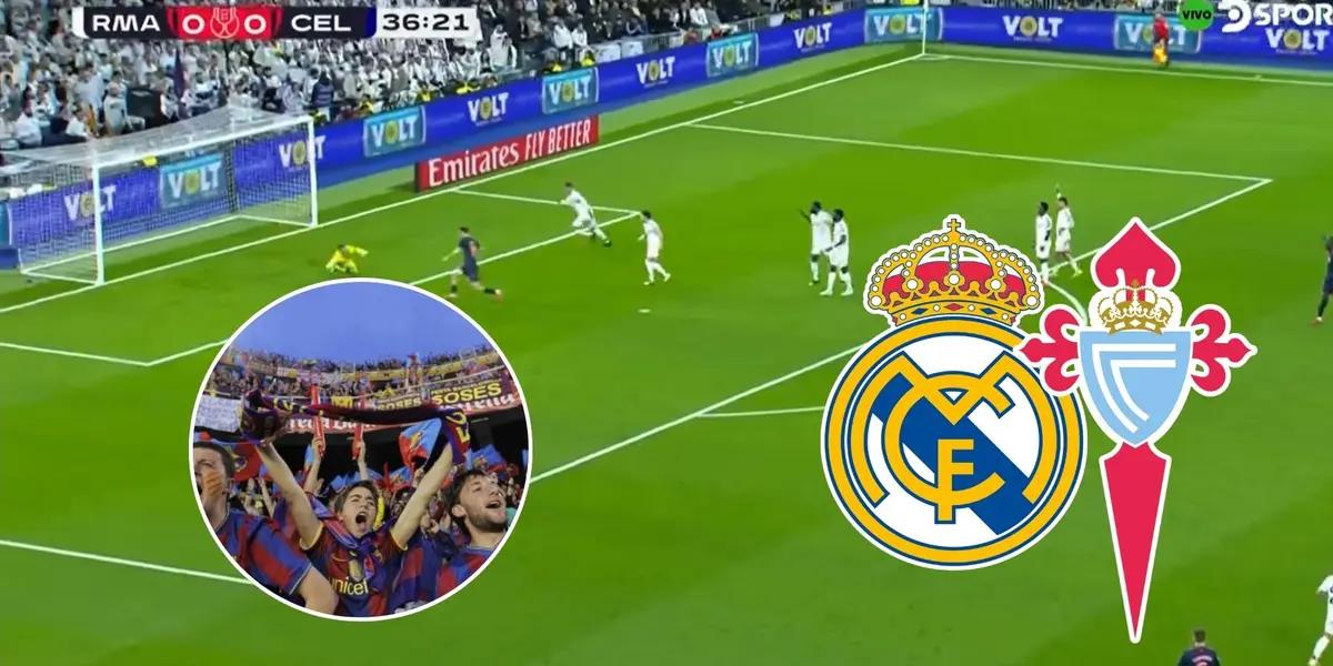 Real Madrid - Celta de Vigo (Foto: Captura X)