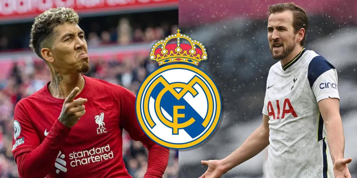 Real Madrid va por un nueve de área que está lejos de las luces que generan Roberto Firmino y Harry Kane