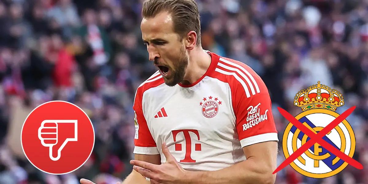 Rechazó Real Madrid pero este motivo decepcionó a Kane en Bayern Munich