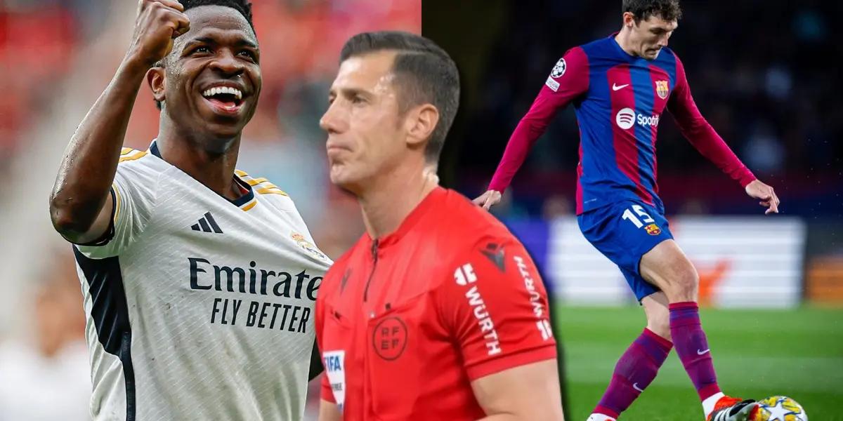 Referí del partido entre Real Madrid y FC Barcelona en el Santiago Bernabéu