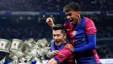 Robert Lewandowski - Lamine Yamal (Foto: FC Barcelona)