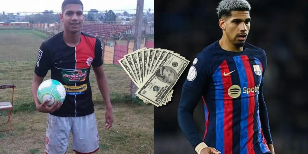 Ronald Araujo ahora es uno de los mejores centrales del mundo con el FC Barcelona, pero inició desde abajo