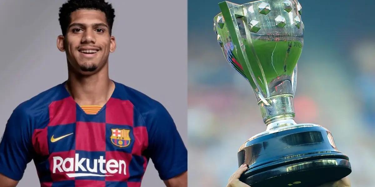 Ronald Araujo sumó el título de La Liga y lo plasmó con su tremendo look