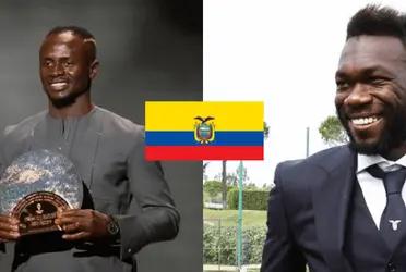 Sadio Mané le enseña a Felipe Caicedo los verdaderos valores de la vida.