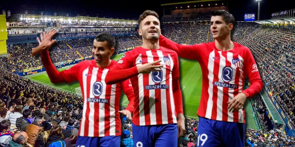 Saúl dio la victoria pero este jugador asombró a hinchas de Atleti vs Villarreal